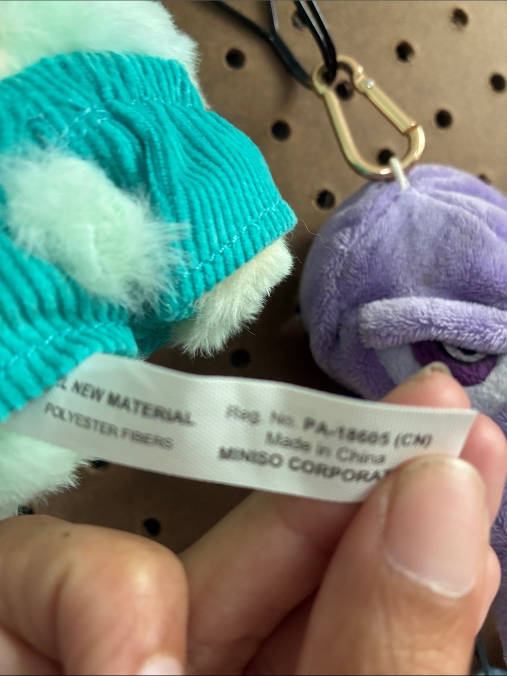 Mint Cloud Plush Character with Teal Shorts - Kids Toys - Picture 3 of 3